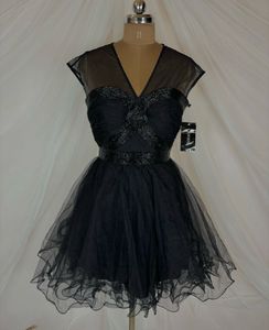 Black Tulle Party Dress