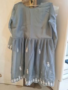 Its a Casual Kurti With Chikankari Pattern