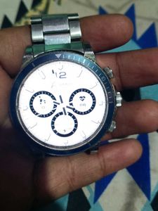 Pebble Chrome Watch God Condition 1day Battery