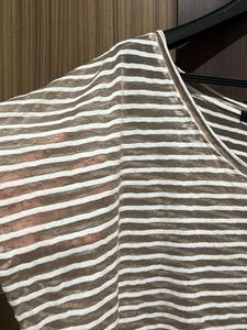Striped V-Neck Top