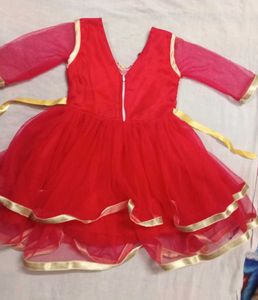 baby girl party' wear frock