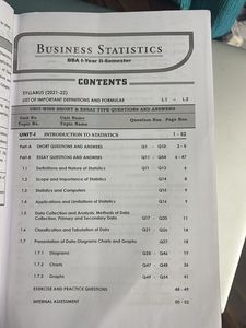 Business Statistics - BBA