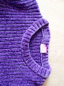 Purple Wooly Fitted Top