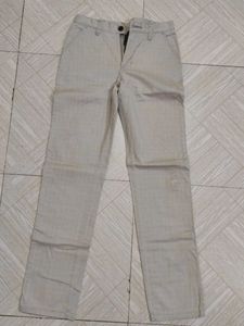 Beige Casual Pants