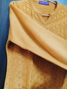 Orange Woollen Kurta