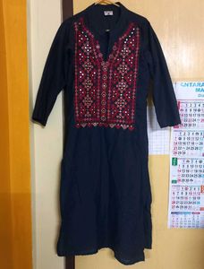 Embroidered Mirror Work Tunic