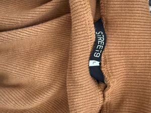 Brown Mock Neck Top
