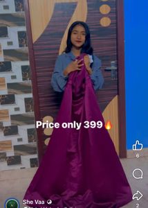 Elegant Purple Party Dress