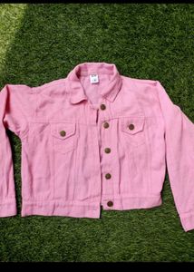 Pink Kids Denim Jacket
