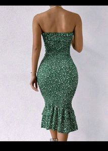 Floral Tube Bodycon Dress