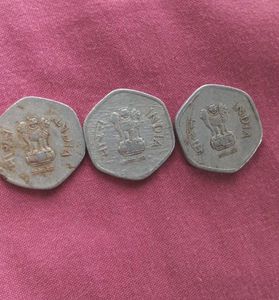 Vintage Indian Coins - Pair