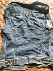 Half Sleeve Denim Jacket