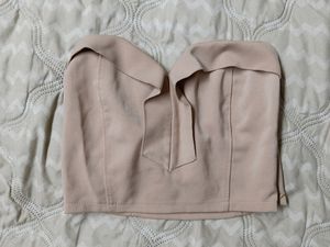 Strapless Crop Top