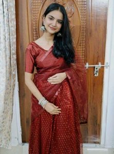 Maroon lehenga choli(stiched)🌺