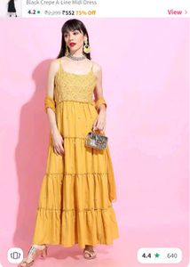 Anarkali suit with dupatta