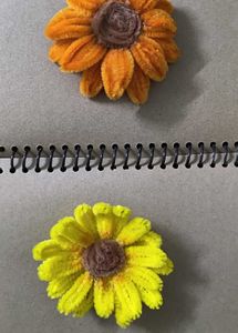 Sunflower Pipe Cleaner Hairclip