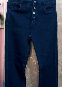 Dark Blue Denim Jeans