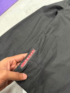 Prada Black Nylon Blouson Lightweight Jacket