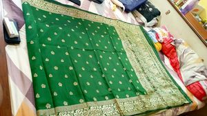 New Unused Silk Woven Banarasi Saree