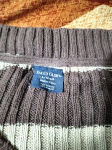Striped Knit Sweater