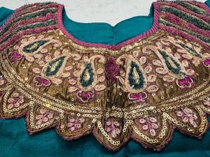 Teal and Pink Kurti With Churidar Dupatta