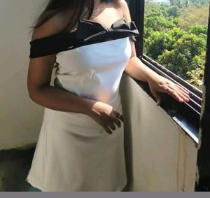 Blackpink Jennie Met Jala White Bow Bodycon Dress