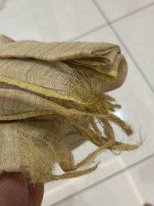 Festive Wear Golden Colour Dupatta