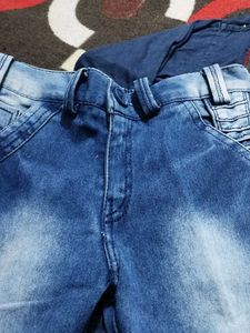 baby boy Denim Shirt &amp; Jeans Set