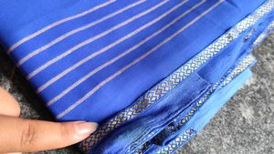 Blue Saree