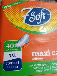 7 Soft Sanitari Pad XXL Cottony 40piece.
