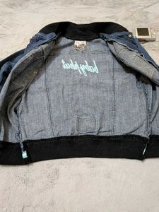 Y2K Babyphat Denim varsity Jacket
