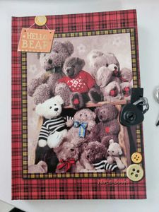 Archies Hello Bear Personal Diary with lock
