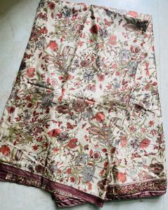 Unused Pashmina Silk Saree