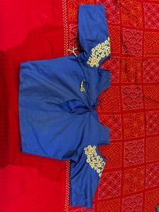Embroidered royal Blue Blouse