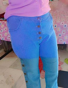 Combo : Distressed &amp; Button-Detail Jeans Bundle