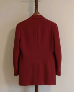 Vintage Maroon Blazer .