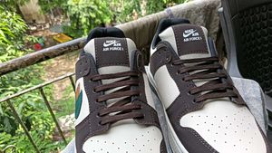 Nike Air Force 1 Low - Brown/Green (Get Cashback)