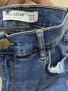 Pull&amp;Bear Ripped Jeans And Shein Top
