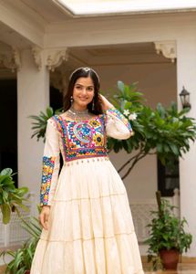 Elegant Ethnic Fully Flared Gown