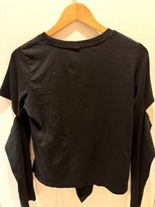 Cutout Long Sleeve Top