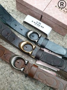 Coach Brown Leather Belt