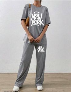 *Stylish New York Print Top &amp; Bottom Set