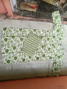 Women Cotton Kurti Pant Set