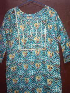 New Partywear Kurti With Neck Design