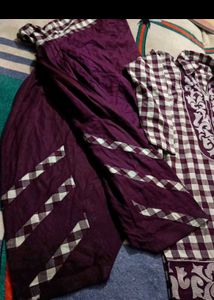 Free Women Winter Wear Suit Salwar &Free Top Xl