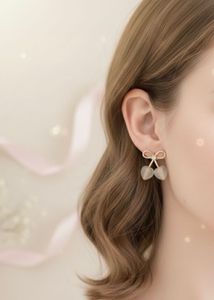 Cute Cherry &amp; Pearl Stud Earring Set