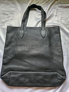 BURBERRY black Learher Handbag