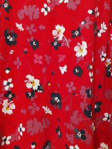 Red Floral Maxi Dress