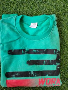 Puma Green Graphic Sweatshirt