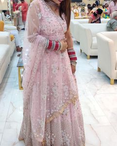 Pink Floral Lehenga